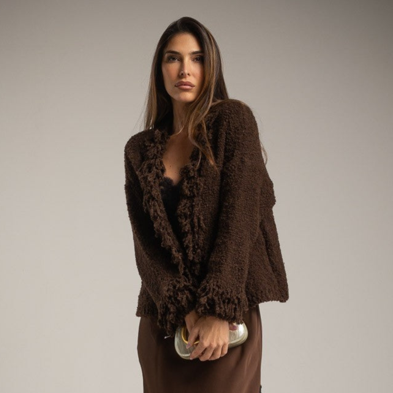 CHAQUETA" LUISA" CHOCOLATE