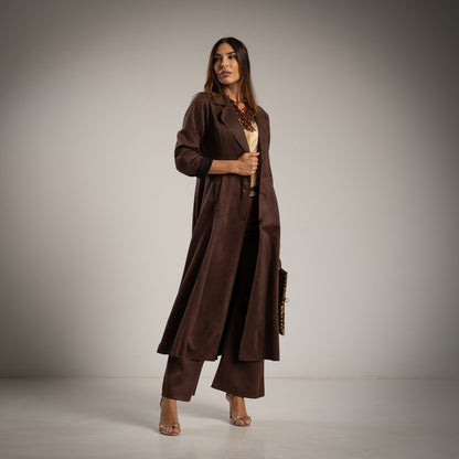 CHAQUETA TERCIPELO COLOR CHOCOLATE