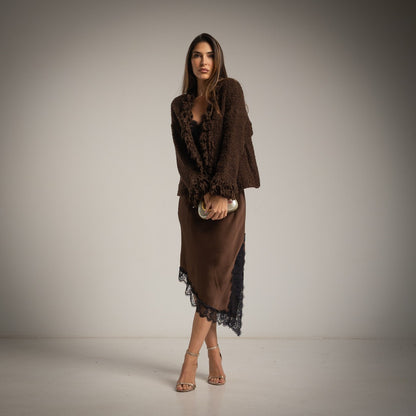 CHAQUETA" LUISA" CHOCOLATE