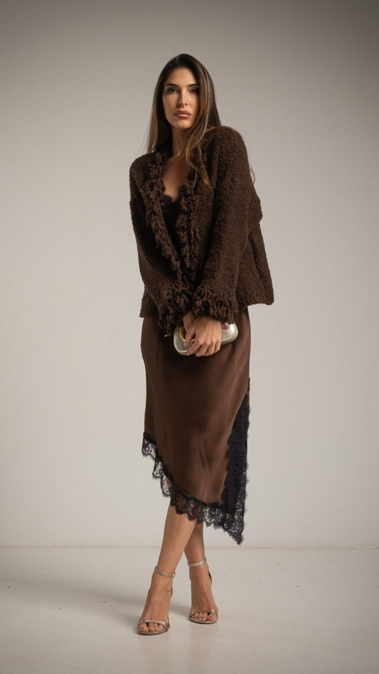 CHAQUETA" LUISA" CHOCOLATE