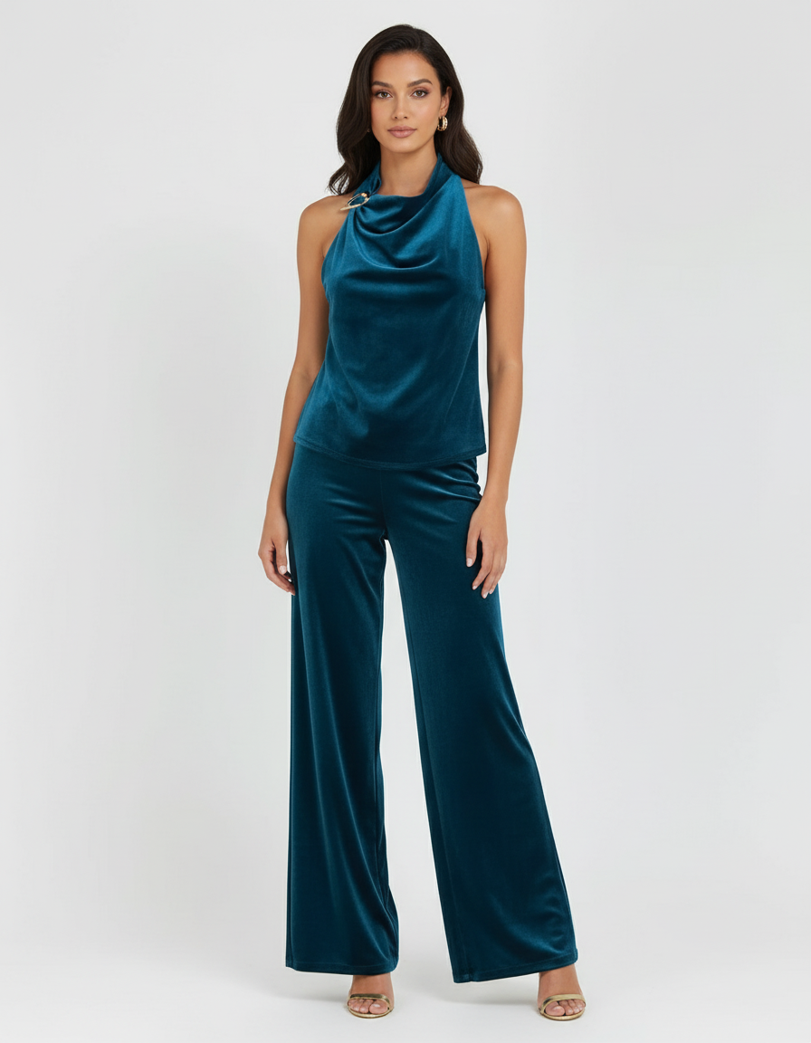 TOP TERCIOPELO BROCHE