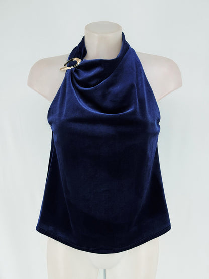 TOP TERCIOPELO BROCHE