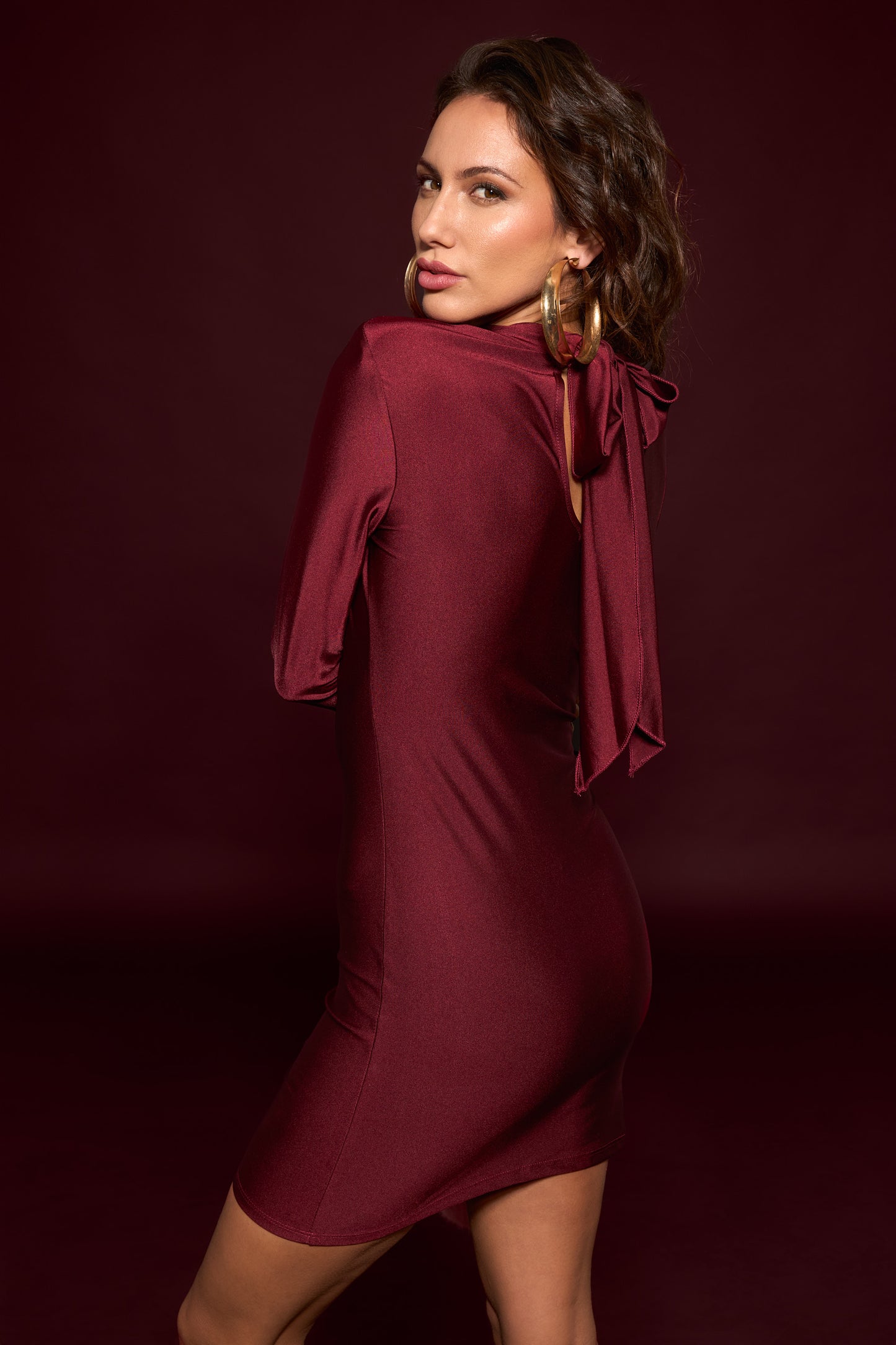 VESTIDO MILANO VINO