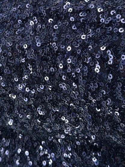 VESTIDO LEIRE AZUL MARINO Y NEGRO